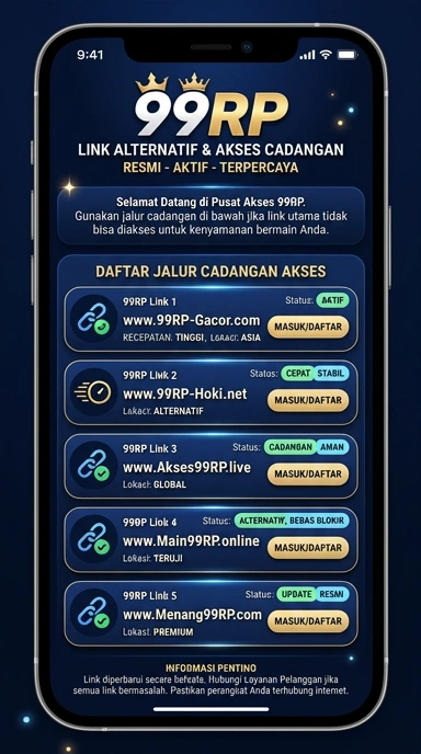 Tampilan link alternatif 99rp
