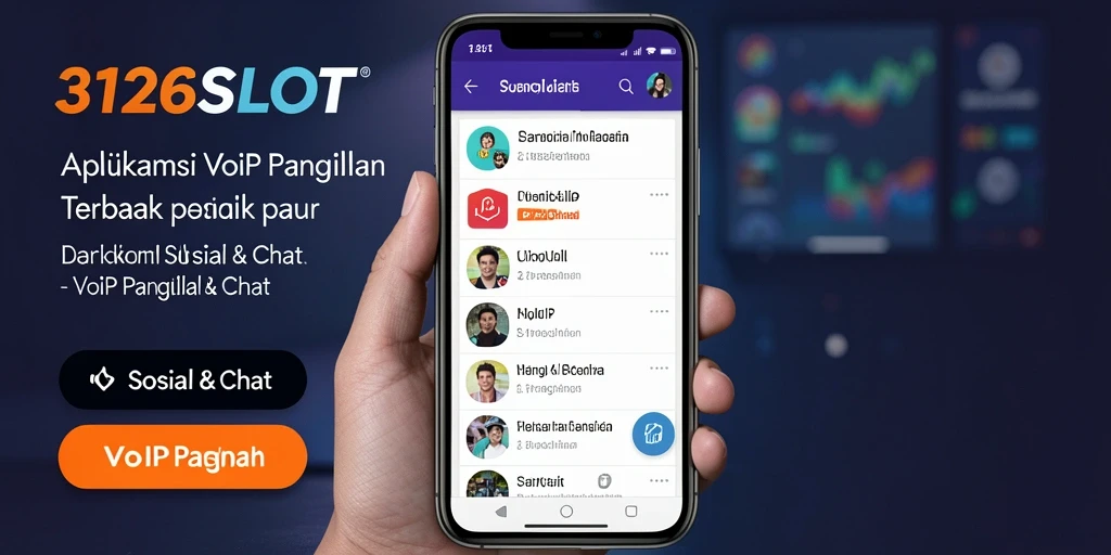 Antarmuka pengguna yang intuitif dari aplikasi VoIP Panggilan 3126SLOT.